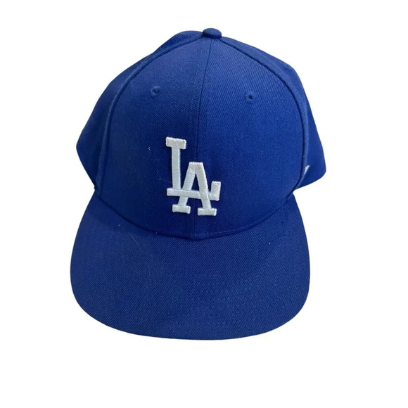 Los Angeles Dodgers Hat Cap 47 Brand Wool Blend Blue Adjustable Baseball MLB - Picture 2 of 7